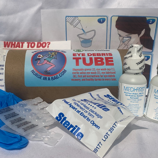 Introducing…Nurse in a Bag Eye Debris Tubes!